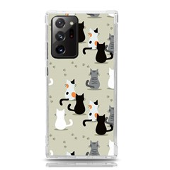 Cute-cat-seamless-pattern Samsung Galaxy Note 20 Ultra Tpu Uv Case by Salman4z