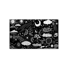 Vector-set-sketch-drawn-with-space Sticker Rectangular (100 Pack) by Salman4z