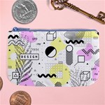 Graphic-design-geometric-background Large Coin Purse Front