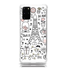 Big-collection-with-hand-drawn-objects-valentines-day Samsung Galaxy S20plus 6 7 Inch Tpu Uv Case by Salman4z