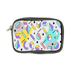 Tridimensional-pastel-shapes-background-memphis-style Coin Purse by Salman4z