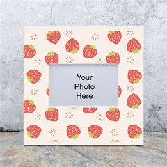 Strawberries-pattern-design White Box Photo Frame 4  X 6  by Salman4z