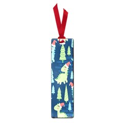 Cute Dinosaurs Animal Seamless Pattern Doodle Dino Winter Theme Small Book Marks by pakminggu