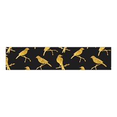 Background With Golden Birds Velvet Scrunchie by pakminggu