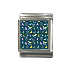 Cute Babies Toys Seamless Pattern Italian Charm (13mm) by pakminggu