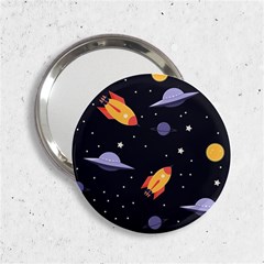 Cosmos Rockets Spaceships Ufos 2 25  Handbag Mirrors by pakminggu