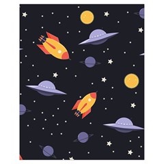 Cosmos Rockets Spaceships Ufos Drawstring Bag (small) by pakminggu