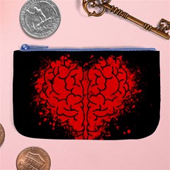 Heart Brain Mind Psychology Doubt Large Coin Purse by pakminggu