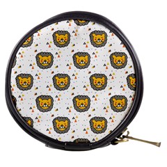 Lion Heads Pattern Design Doodle Mini Makeup Bag by pakminggu