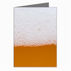 Beer Foam Bubbles Alcohol Glass Greeting Cards (pkg Of 8) by pakminggu