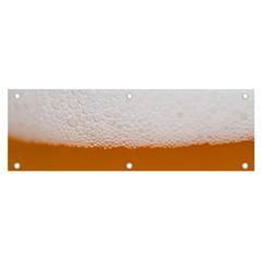 Beer Foam Bubbles Alcohol Glass Banner And Sign 6  X 2  by pakminggu