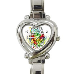 Brain Mind Psychology Idea Hearts Heart Italian Charm Watch by pakminggu