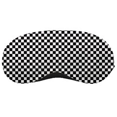 Background Black Board Checker Checkerboard Sleeping Mask by pakminggu