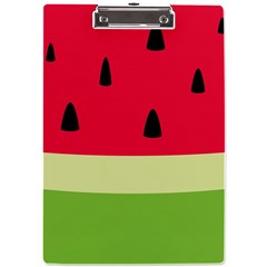 Watermelon Fruit Food Healthy Vitamins Nutrition A4 Acrylic Clipboard by pakminggu