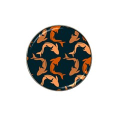 Background Pattern Texture Design Wallpaper Fish Hat Clip Ball Marker (4 Pack) by pakminggu