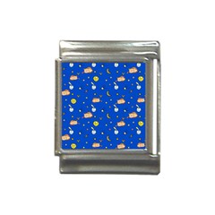 Cat Animals Sleep Stars Seamless Background Italian Charm (13mm) by pakminggu