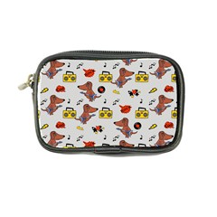 Background Pattern Texture Design Dog Music Coin Purse by pakminggu