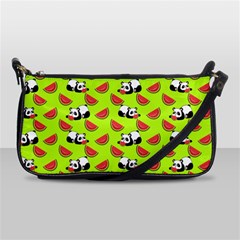 Watermelon Panda Background Wallpaper Shoulder Clutch Bag by pakminggu