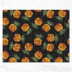 Pineapple Background Pineapple Pattern Rectangular Jigsaw Puzzl by pakminggu