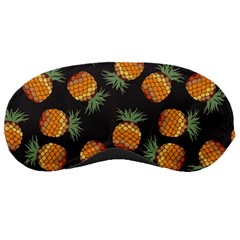 Pineapple Background Pineapple Pattern Sleeping Mask by pakminggu