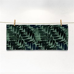 Background Pattern Leaves Texture Design Wallpaper Hand Towel by pakminggu