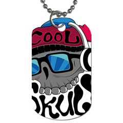 Cool Skull Dog Tag (one Side) by pakminggu