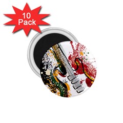 Electric Guitar 1 75  Magnets (10 Pack)  by pakminggu