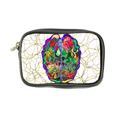 Brain Head Mind Man Silhouette Coin Purse by pakminggu