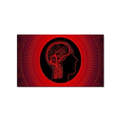 Artificial Intelligence Brain Think Sticker Rectangular (10 Pack) by pakminggu