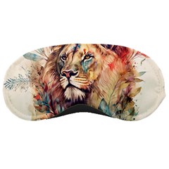 Lion Africa African Art Sleeping Mask by pakminggu