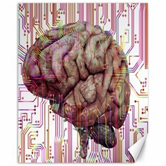 Brain Think Neurons Circuit Canvas 11  X 14  by pakminggu