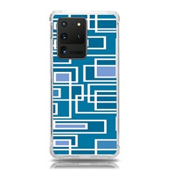 Geometric Rectangle Shape Linear Samsung Galaxy S20 Ultra 6 9 Inch Tpu Uv Case by danenraven