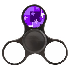 Purple Stars Pattern Shape Finger Spinner by danenraven