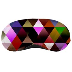 Abstract Geometric Triangles Shapes Sleeping Mask by danenraven