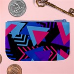 Memphis Pattern Geometric Abstract Large Coin Purse Back