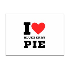 I Love Blueberry Sticker A4 (100 Pack) by ilovewhateva