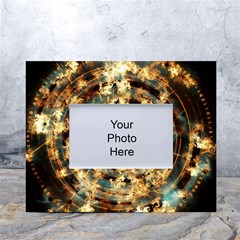 Science Fiction Background Fantasy White Tabletop Photo Frame 4 x6  by danenraven