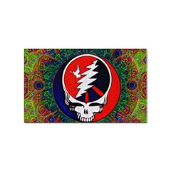 Grateful Dead Pattern Sticker Rectangular (10 Pack) by Mog4mog4