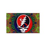 Grateful Dead Pattern Sticker Rectangular (10 pack) Front