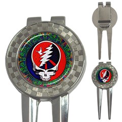 Grateful Dead Pattern 3-in-1 Golf Divots by Mog4mog4