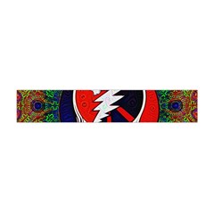 Grateful Dead Pattern Premium Plush Fleece Scarf (mini) by Mog4mog4