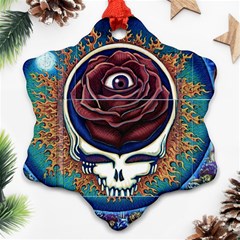 Grateful Dead Ahead Of Their Time Ornament (snowflake) by Mog4mog4