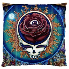 Grateful Dead Ahead Of Their Time Large Cushion Case (one Side) by Mog4mog4