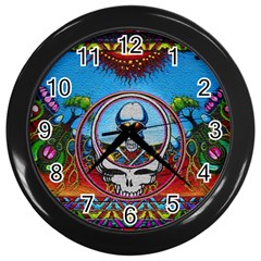 Grateful Dead Wallpapers Wall Clock (black) by Mog4mog4