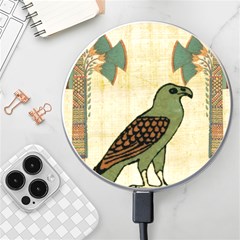 Egyptian Paper Papyrus Bird Wireless Fast Charger(white) by Mog4mog4