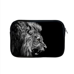 Roar Angry Male Lion Black Apple Macbook Pro 15  Zipper Case by Mog4mog4