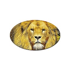 Lion Lioness Wildlife Hunter Sticker Oval (10 Pack) by Mog4mog4