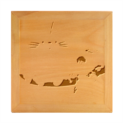 My Neighbor Totoro Totoro Wood Photo Frame Cube by Mog4mog4