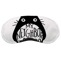 My Neighbor Totoro Black And White Sleeping Mask by Mog4mog4