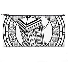 Bad Wolf Tardis Art Drawing Doctor Who Pencil Case by Mog4mog4